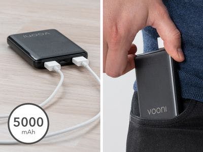 Vooni Powerbank med Dubbla USB-portar